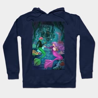 Mermaids at the Upgrade Cave Hoodie